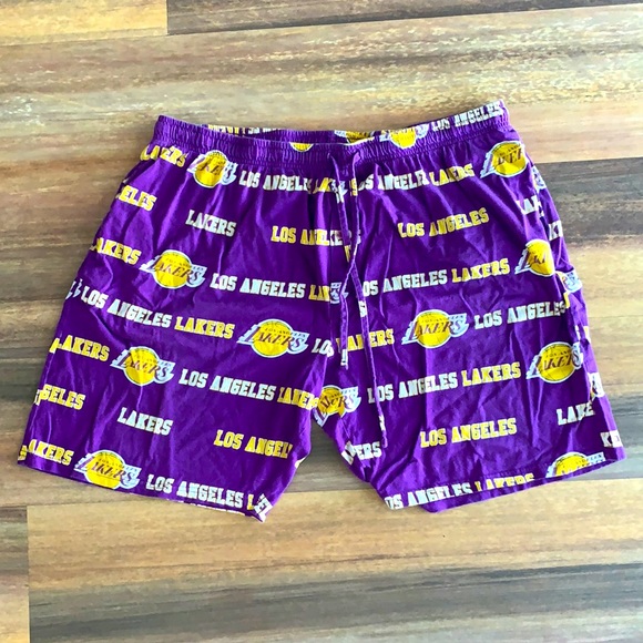 Official NBA Lakers Cotton Shorts